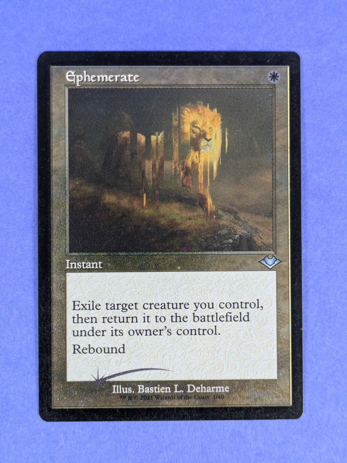 MTG Magic: Modern Horizons 1 Timeshifts: Ephemerate Foil #1/40 Uncommon - NM