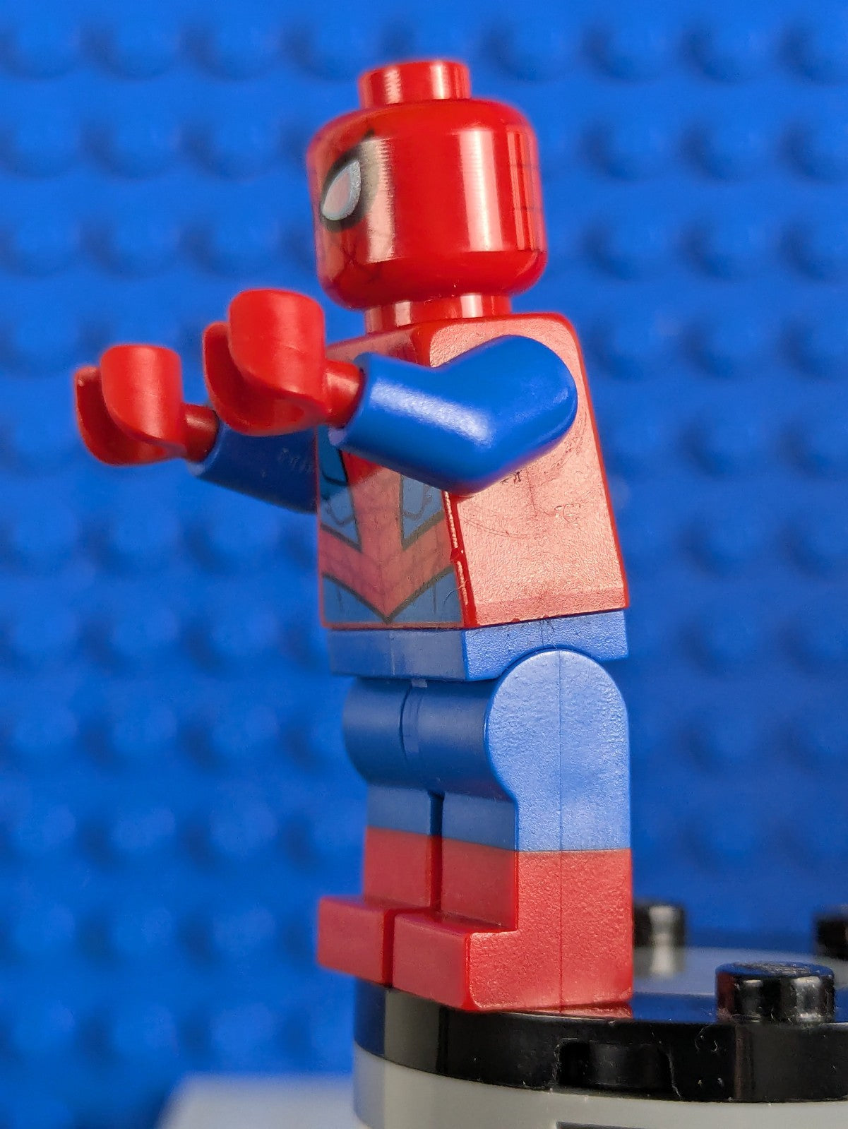 Lego Super Heroes: Spider-Man - Metallic Light Blue Eyes sh0536 Set 76115