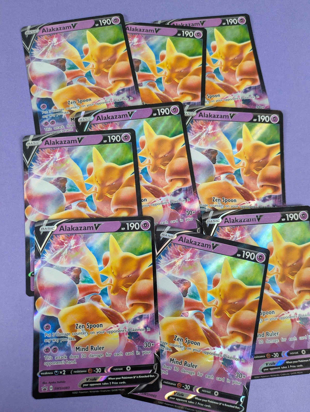 Alakazam V - SWSH083 - Promo Sword & Shield Promos - Pokemon Card - NM