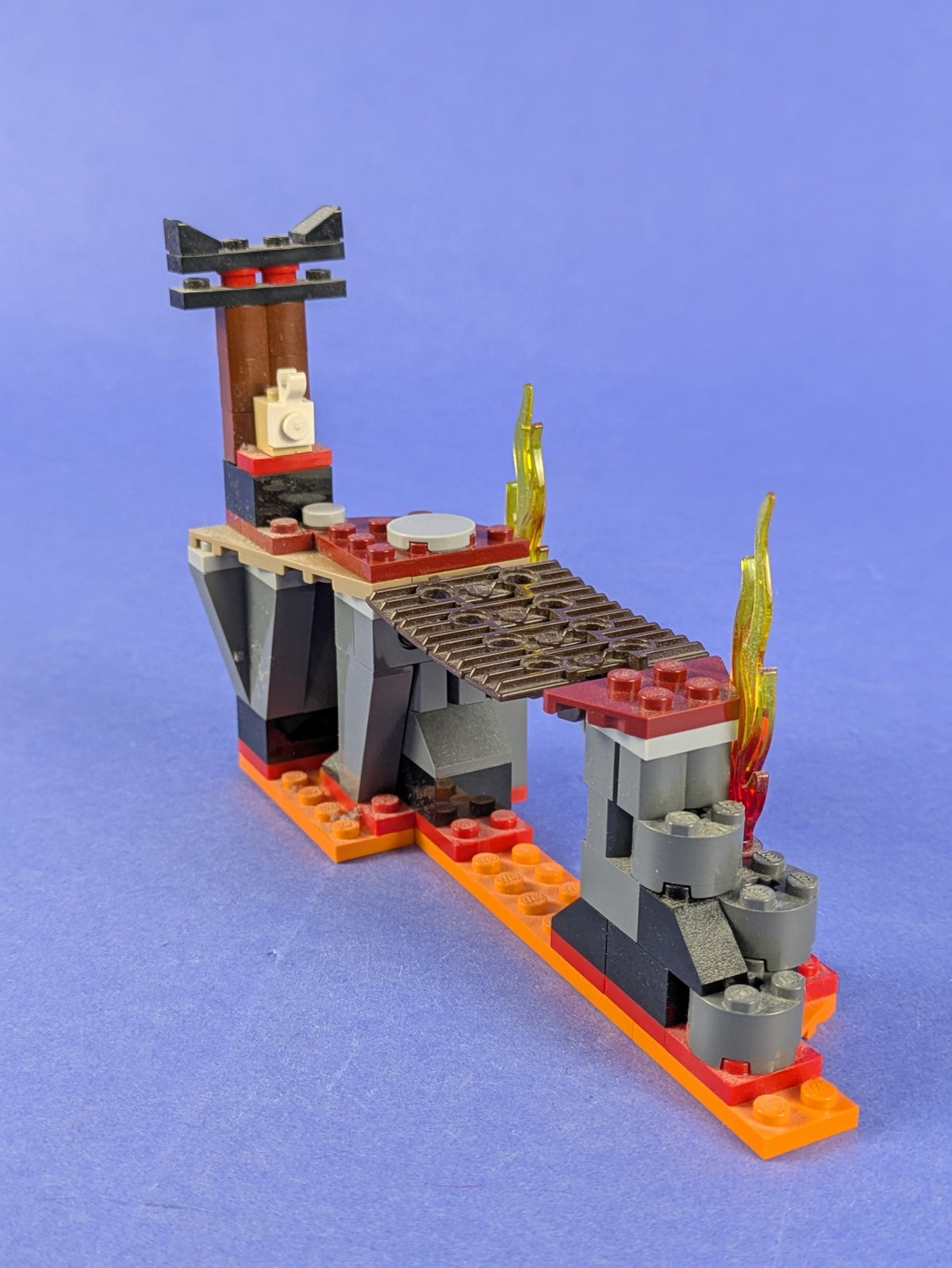 LEGO NINJAGO Lava Falls 70753 Incomplete Set Pre-Owned