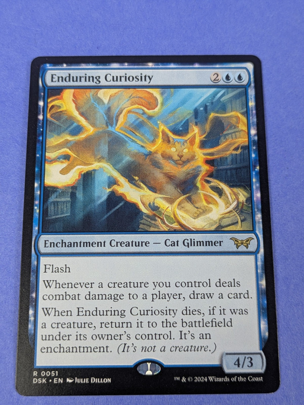 MTG: Duskmourn: House of Horror: Enduring Curiosity #0051 Rare - NM