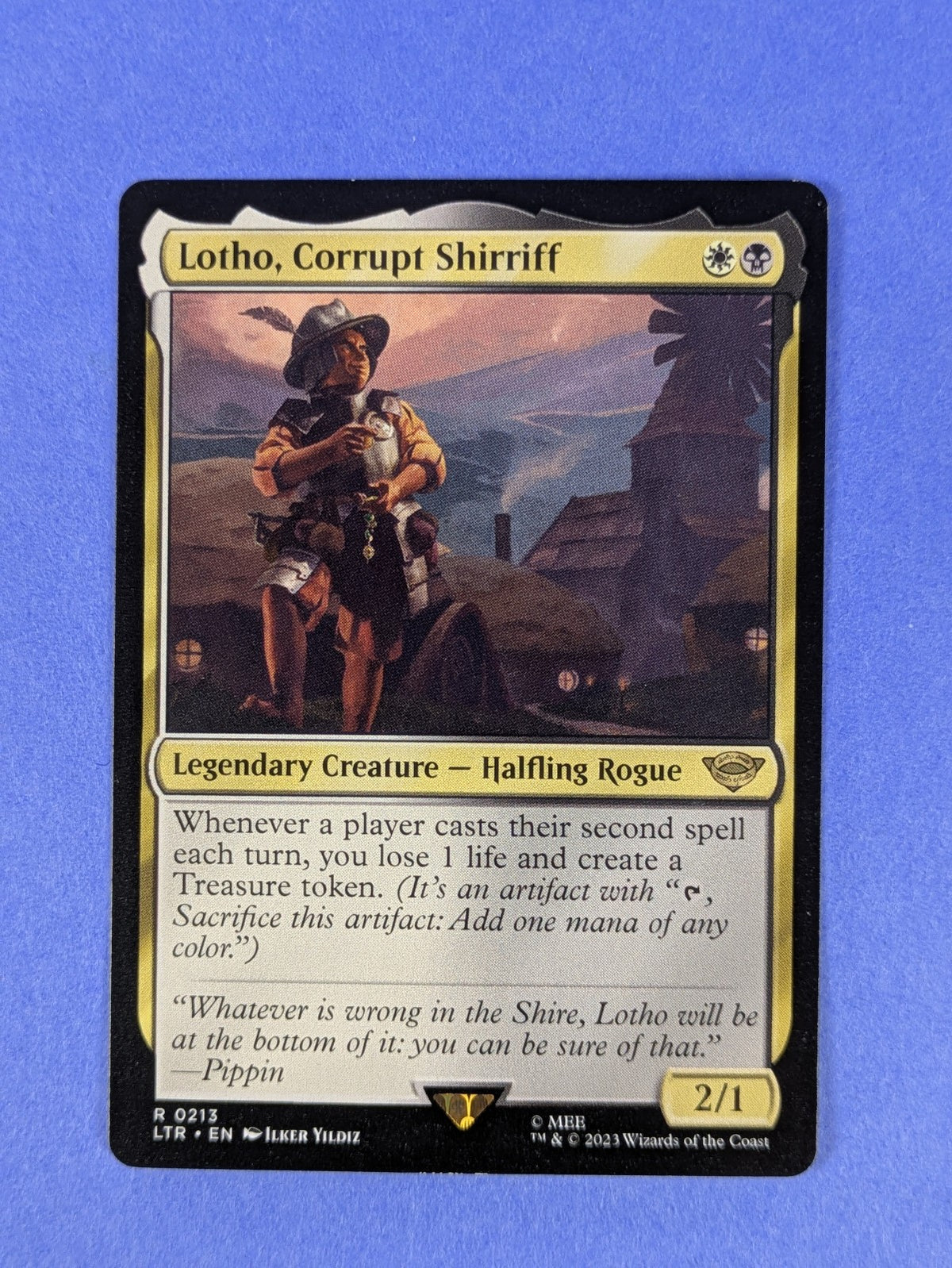 MTG: The Lord of the Rings: Lotho, Corrupt Shirriff #0213 Rare - LP