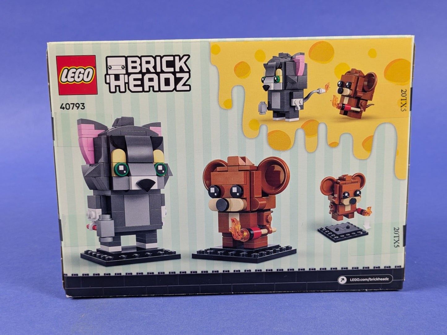 Lego BrickHeadz: Tom and Jerry: Tom & Jerry Figures Set 40793 BRAND NEW