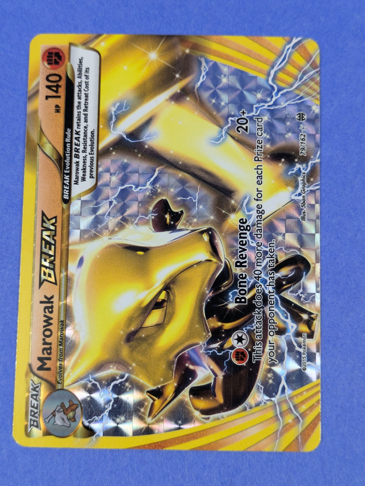 Marowak BREAK - 79/162 - Break Rare BREAKthrough - Pokemon Card - LP