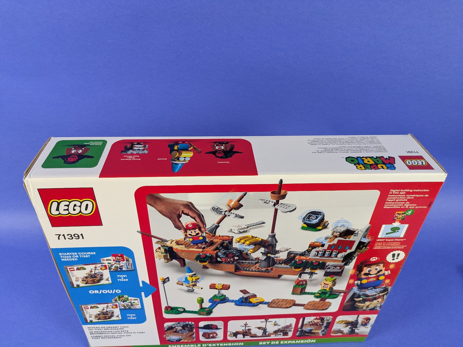 Lego Super Mario: Bowser’s Airship - Expansion Set 71391 BRAND NEW
