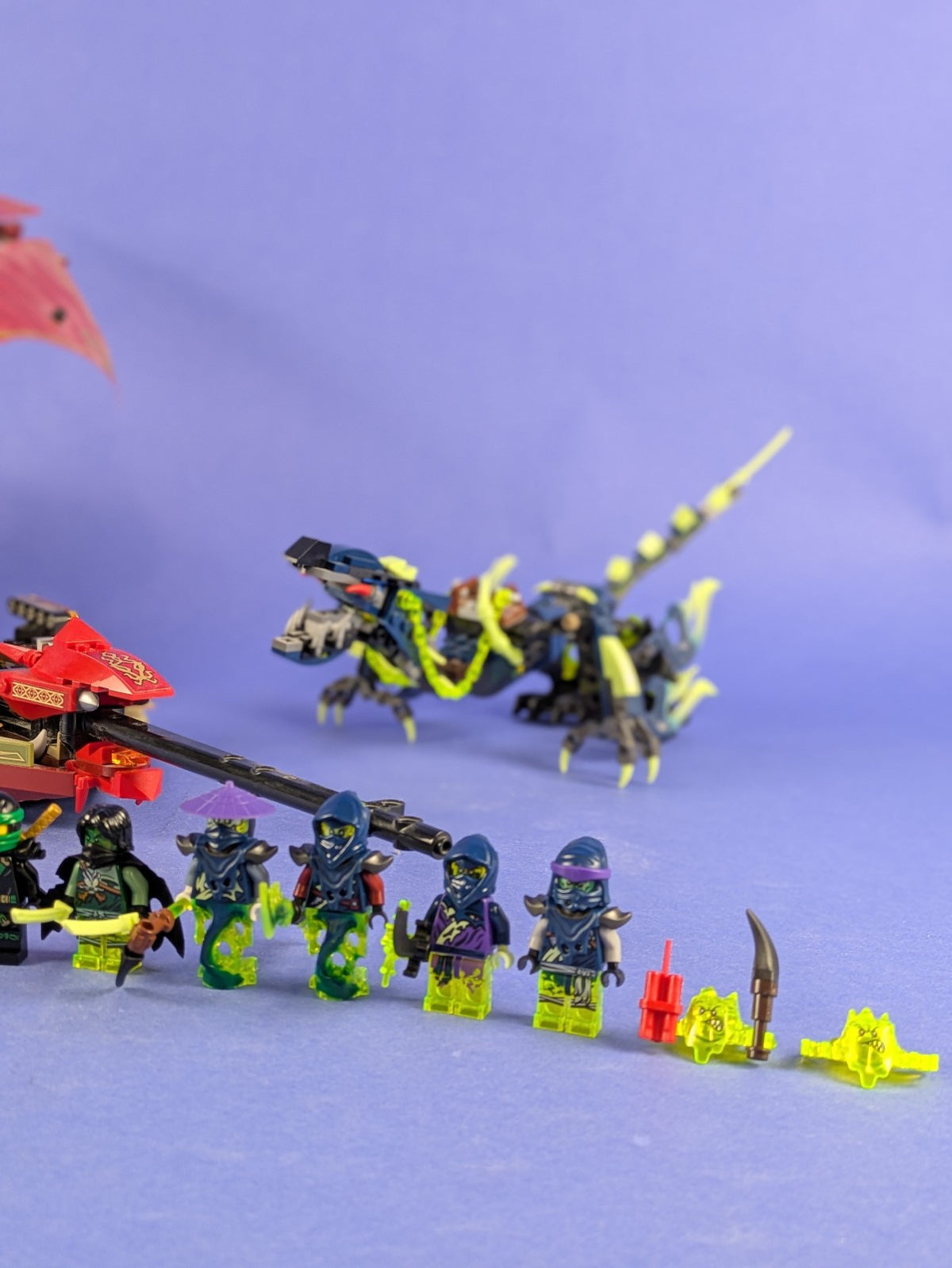 LEGO NINJAGO Final Flight of Destiny's Bounty 70738 Incomplete Set Pre-Owned