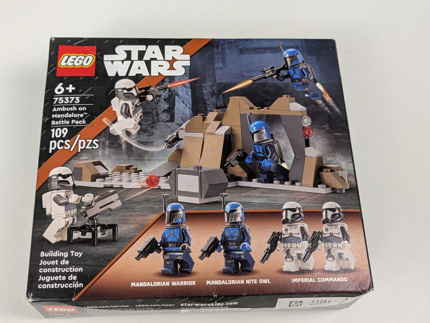 Lego Star Wars: Ambush on Mandalore Battle Pack Set 75373 Complete Set