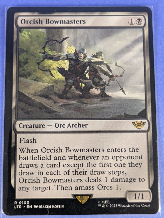 MTG Magic: The Lord of the Rings: Orcish Bowmasters #0103 Rare - NM