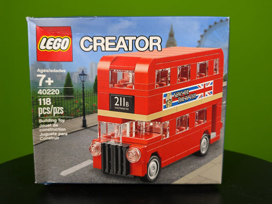 Lego Creator: Basic Model: Traffic: Mini London Bus Set 40220 BRAND NEW