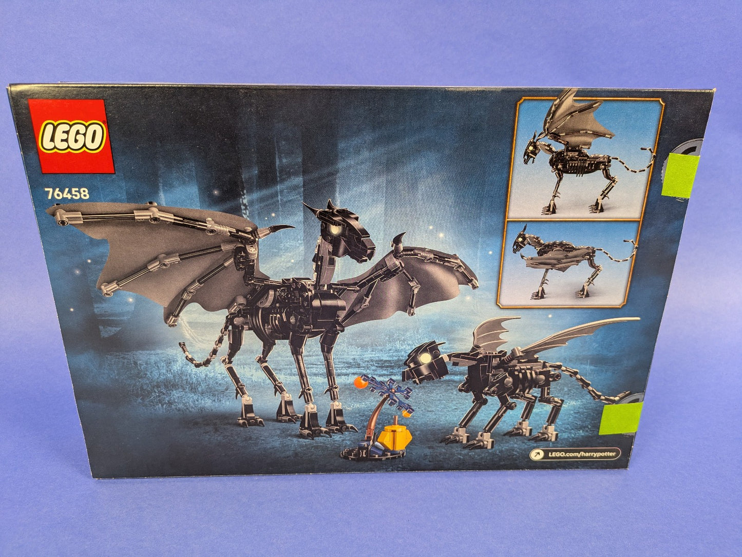Lego Harry Potter: Sculptures: Thestral Family Set 76458 Complete Set
