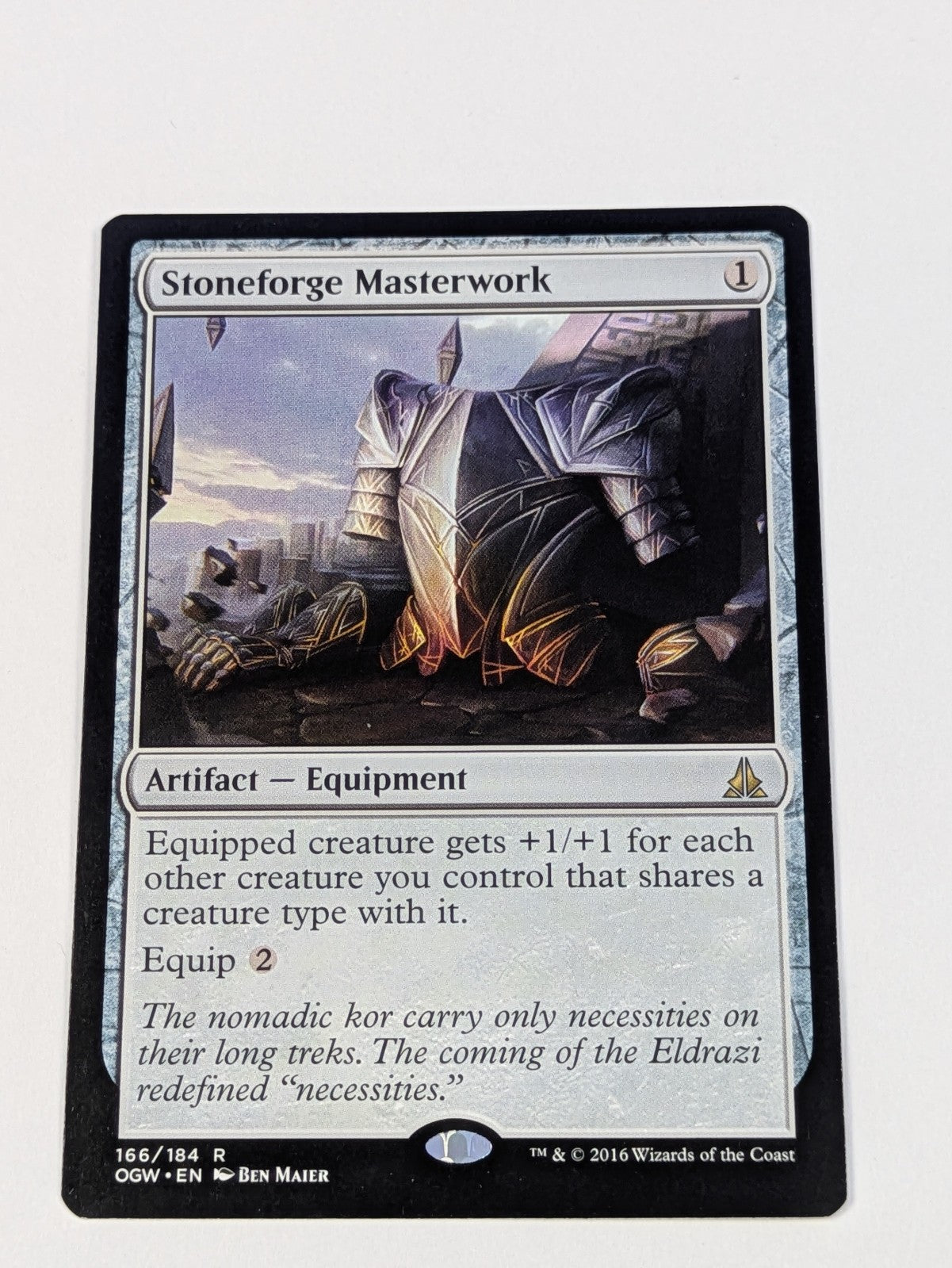 MTG Magic: Oath of the Gatewatch: Stoneforge Masterwork #166/184 Rare - MP