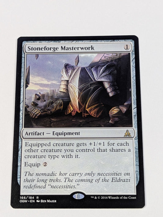 MTG Magic: Oath of the Gatewatch: Stoneforge Masterwork #166/184 Rare - MP