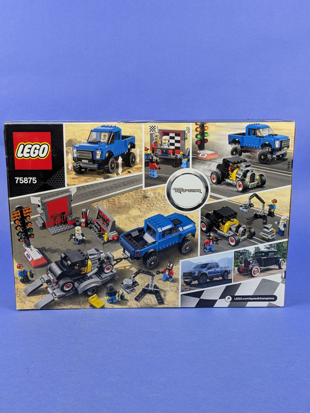 LEGO SPEED CHAMPIONS Ford F-150 Raptor & Ford Model A Hot Rod 75875