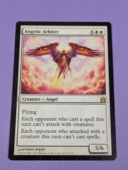 MTG Magic: Commander 2011: Angelic Arbiter #5/318 Rare - NM