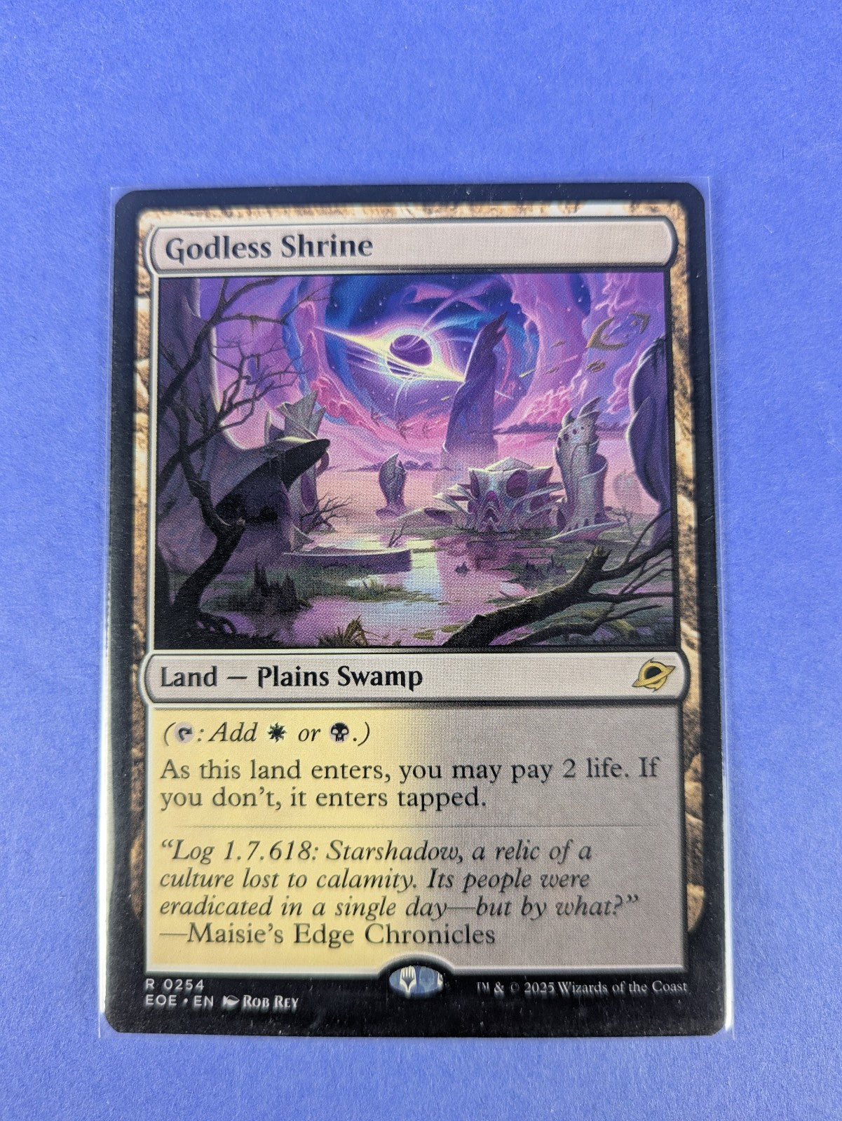 MTG Magic: Edge of Eternities: Godless Shrine #0254 Rare - NM