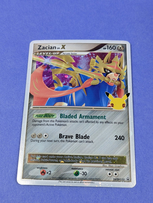Zacian LV. X - SWSH135 - Promo Holo Sword & Shield Promos - Pokemon - LP