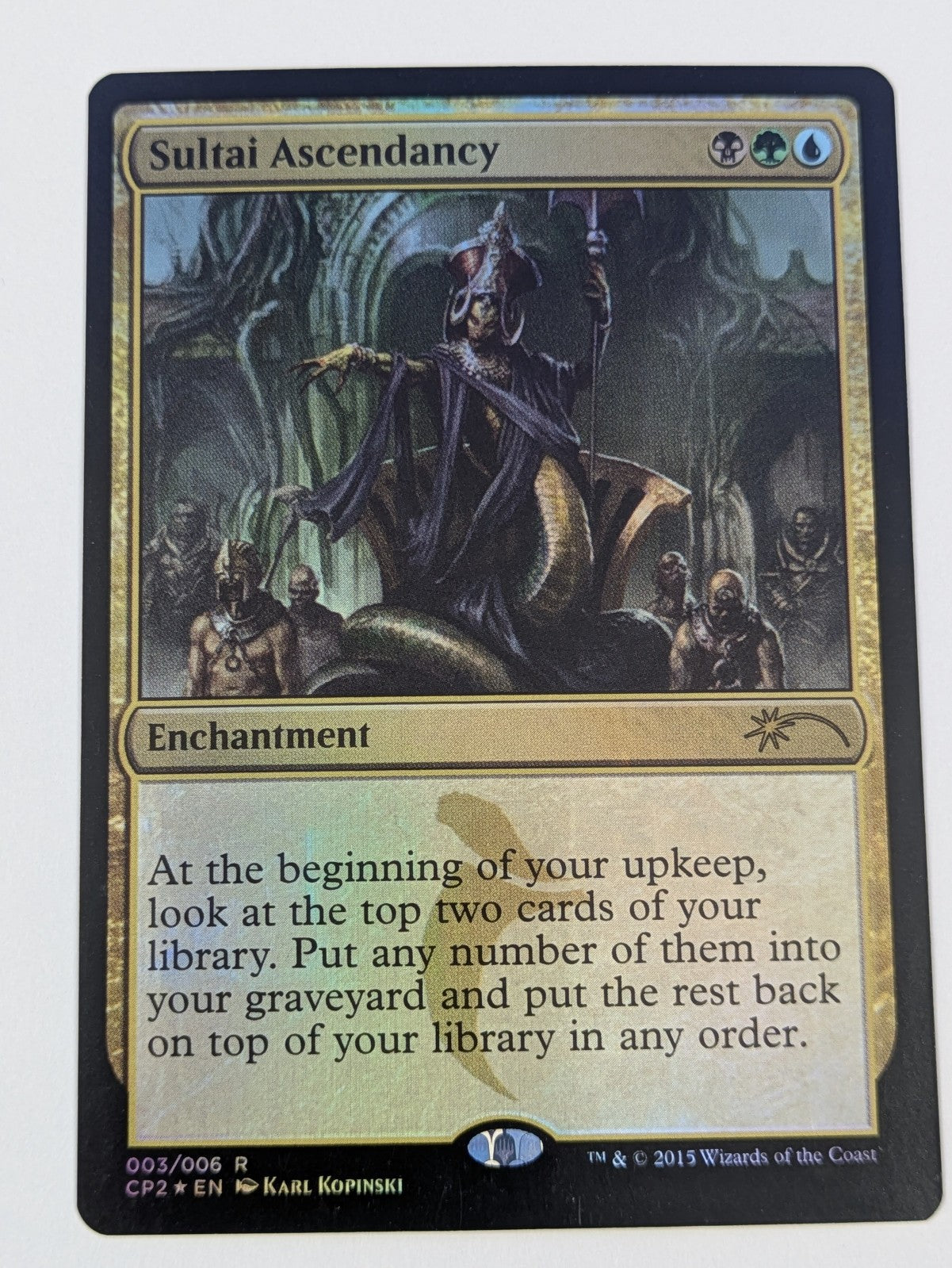 MTG: Fate Reforged Clash Pack: Sultai Ascendancy Foil #003/006 Promotional - NM