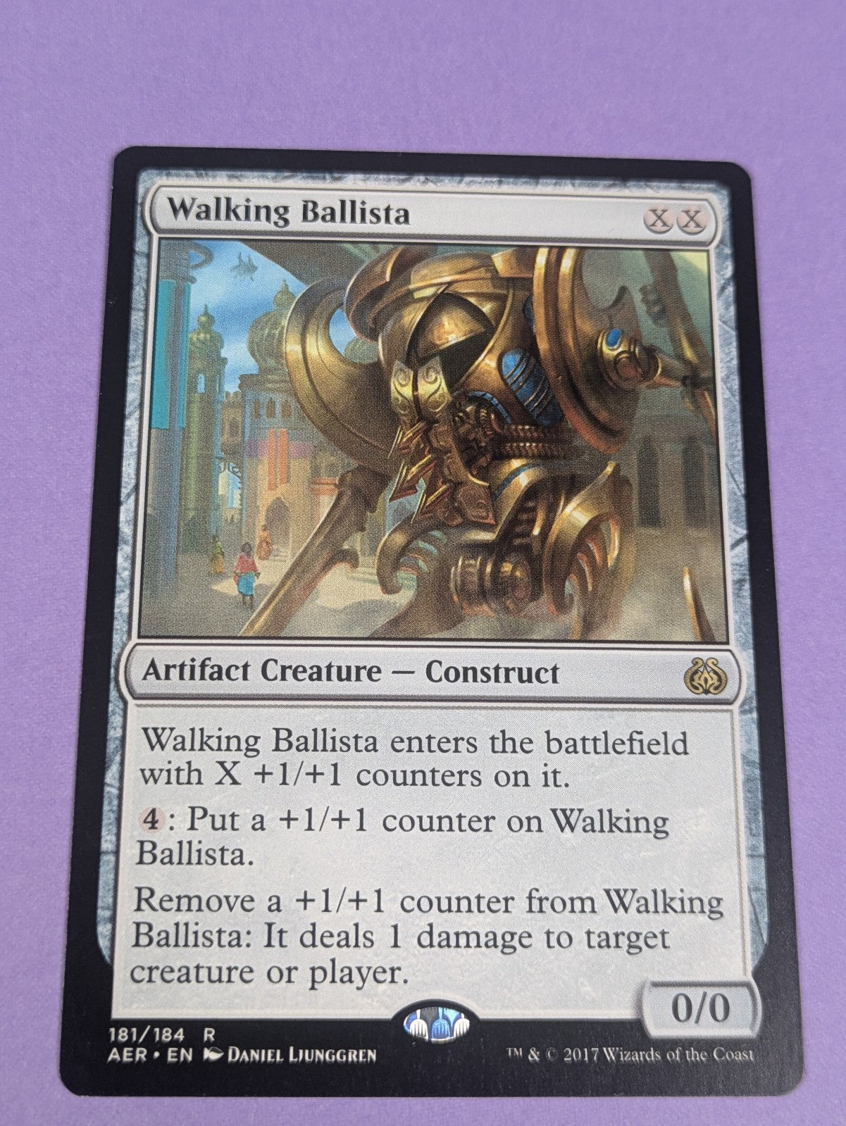 MTG Magic: Aether Revolt: Walking Ballista #181/184 Rare - NM