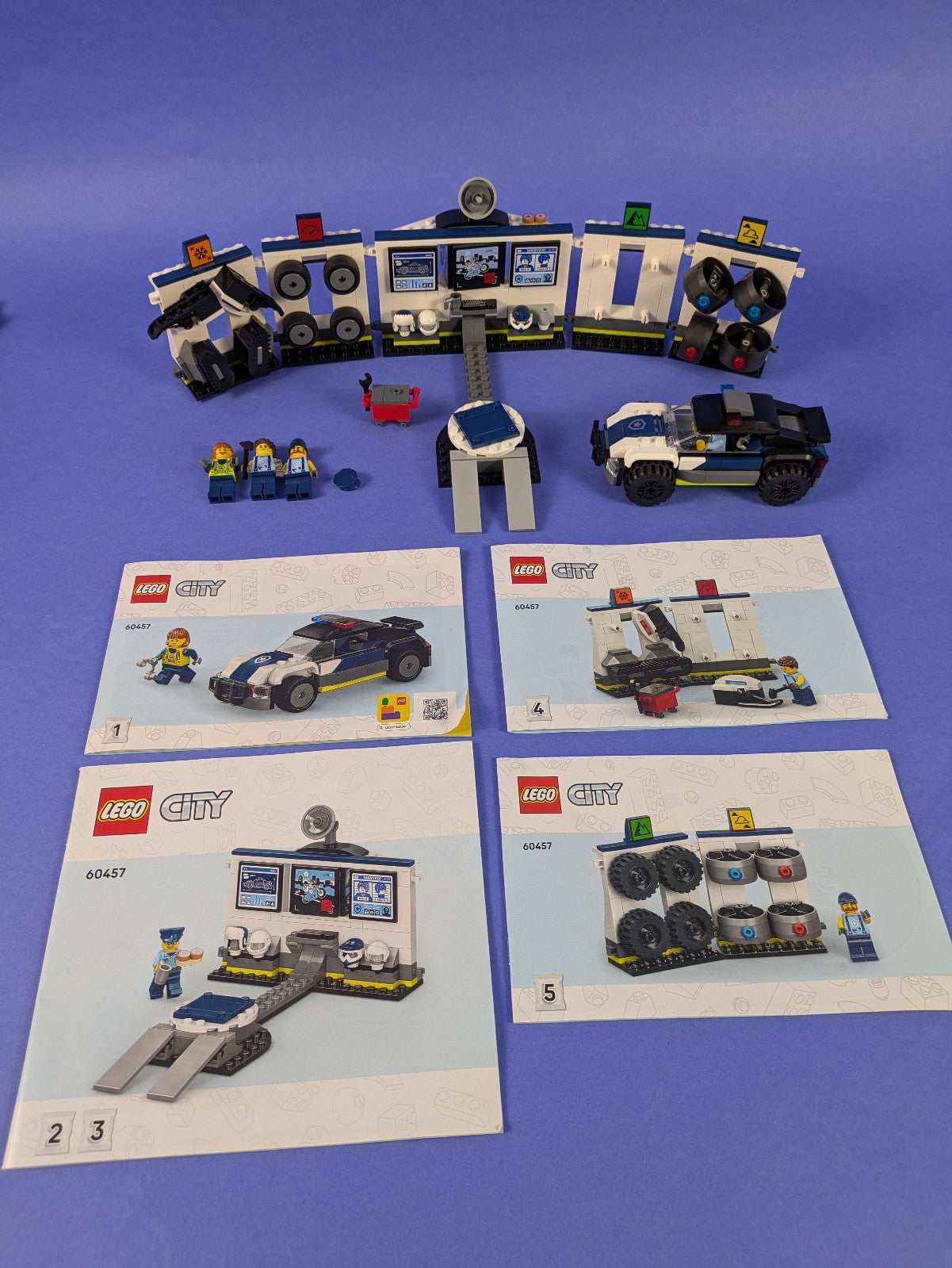 Lego Town: City: Police: Custom Police Garage Set 60457 Complete Set