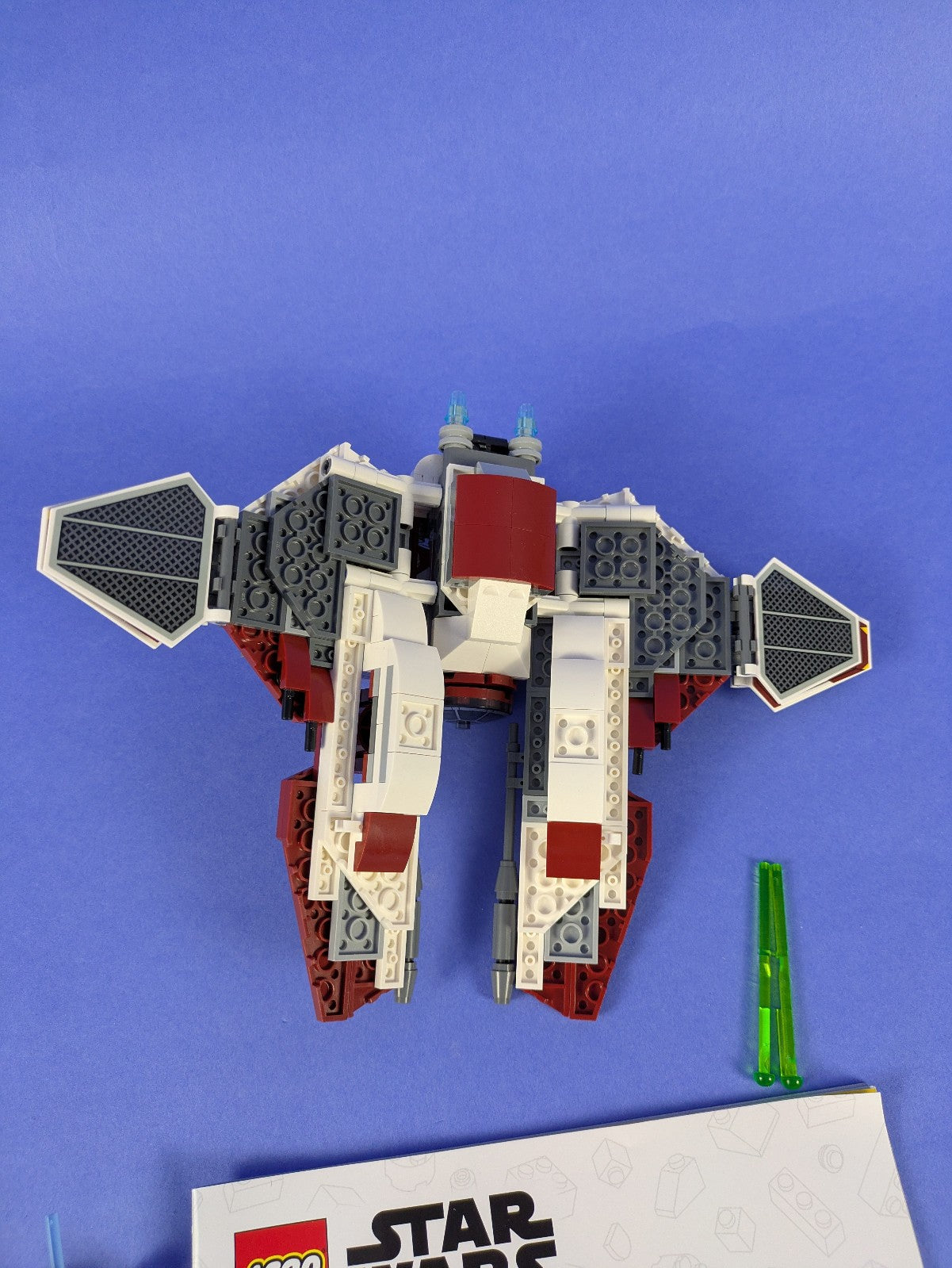 Lego Star Wars: The Clone Wars: Ahsoka's Jedi Interceptor Set 75401 Complete Set