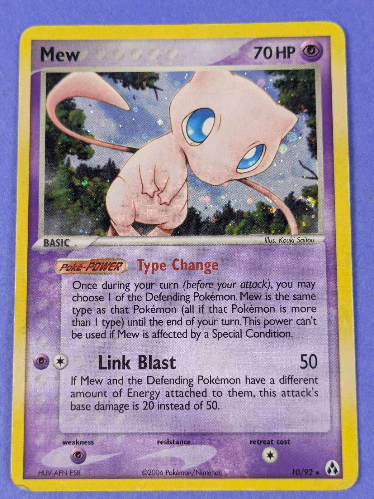 Mew #10/92 Pokemon Legend Maker - Pokemon Card - HP