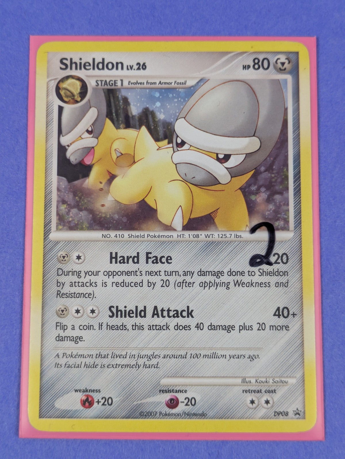 Shieldon - DP08 - Holo Promo Diamond & Pearl Promos - Pokemon Card - LP