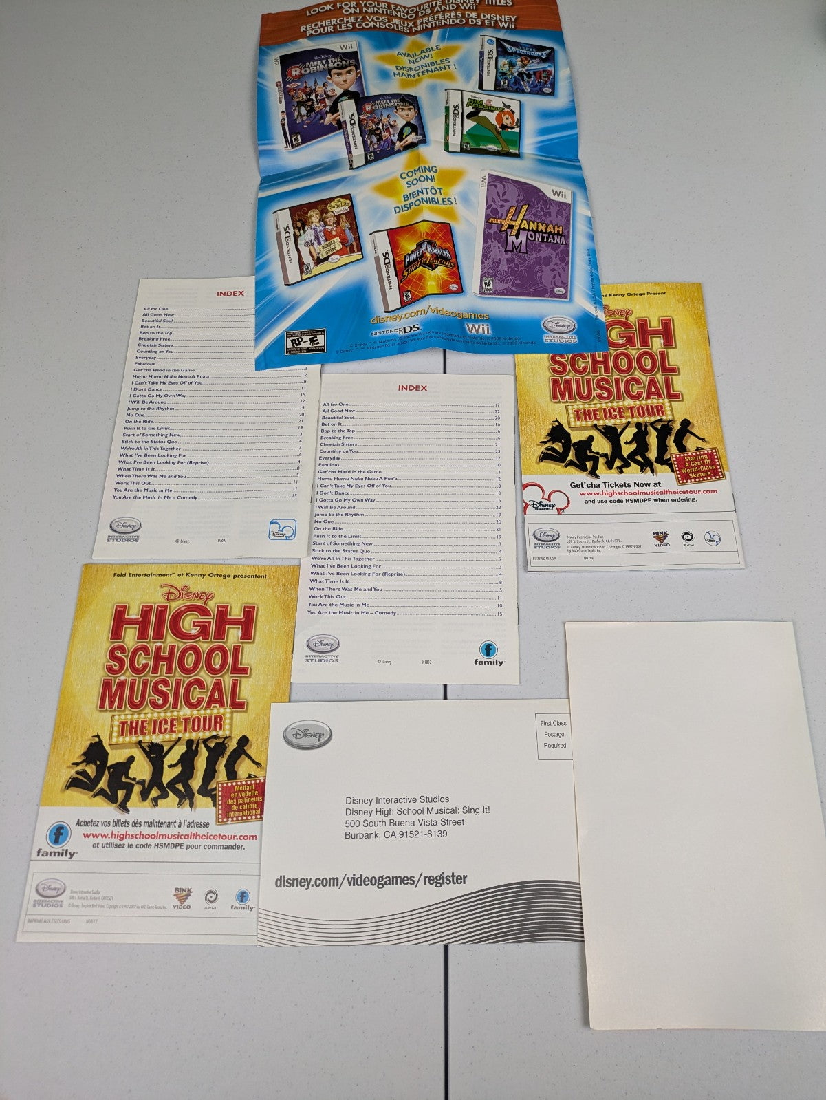 High School Musical: Sing It! (Nintendo Wii, 2007) CIB