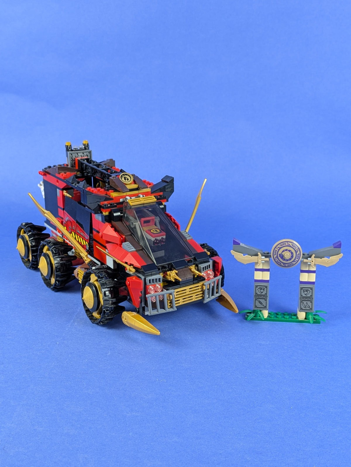 LEGO NINJAGO Ninja DB X 70750 Incomplete Set Pre-Owned