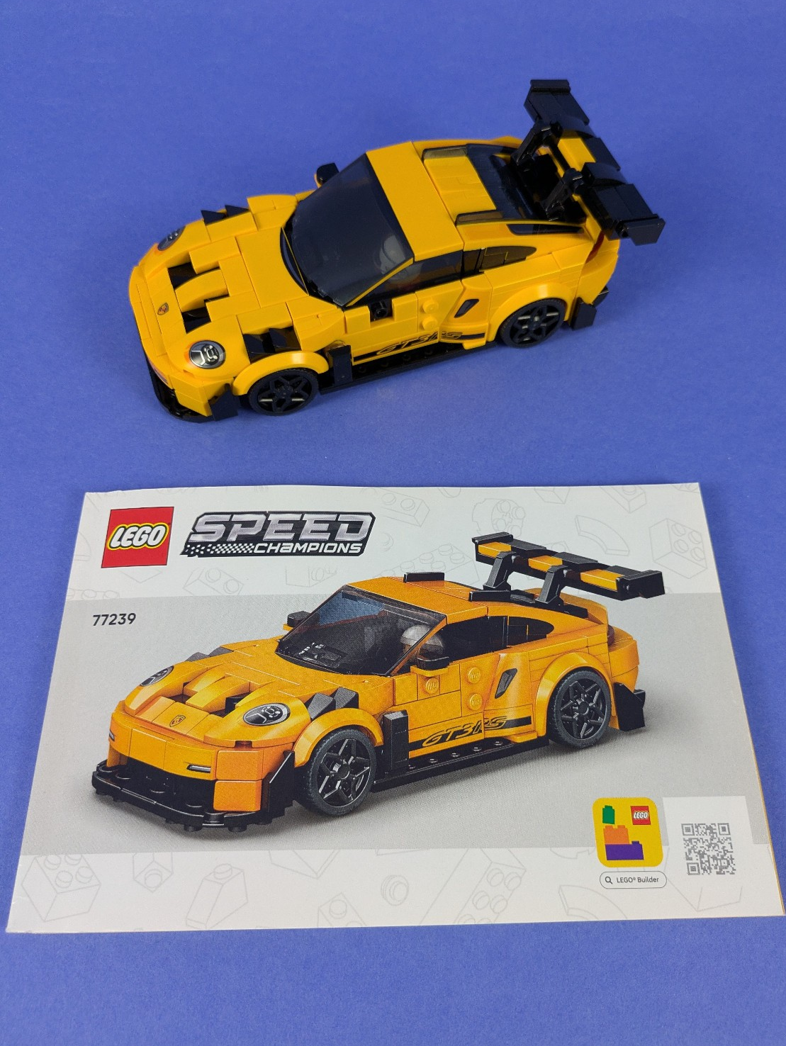 Lego SPEED CHAMPIONS: Porsche 911 GT3 RS Set 77239 Incomplete Set