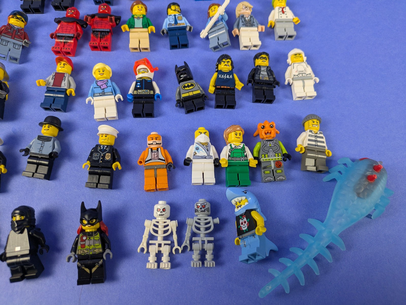 Lego Minifigure Bundle: 62 Assorted Minifigures 100% Authentic LEGO!