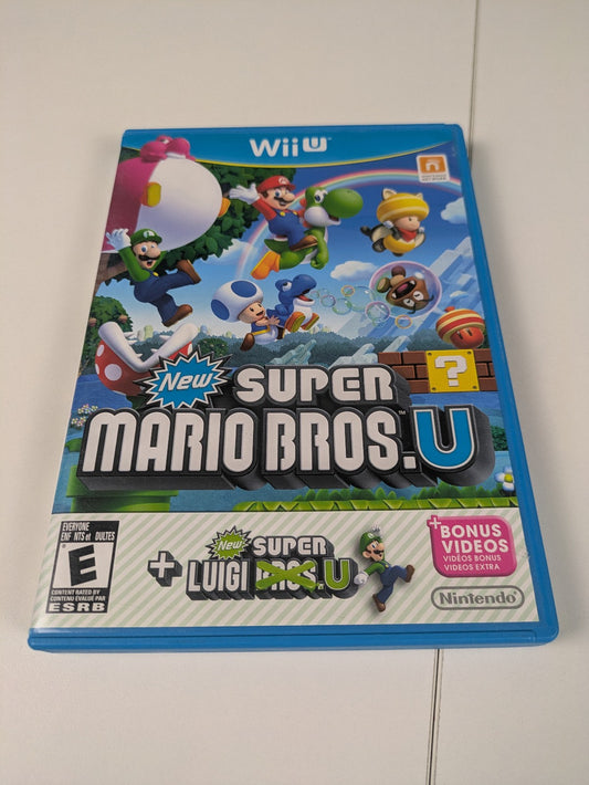 New Super Mario Bros. U + New Super Luigi U (Nintendo Wii U, 2013) CIB