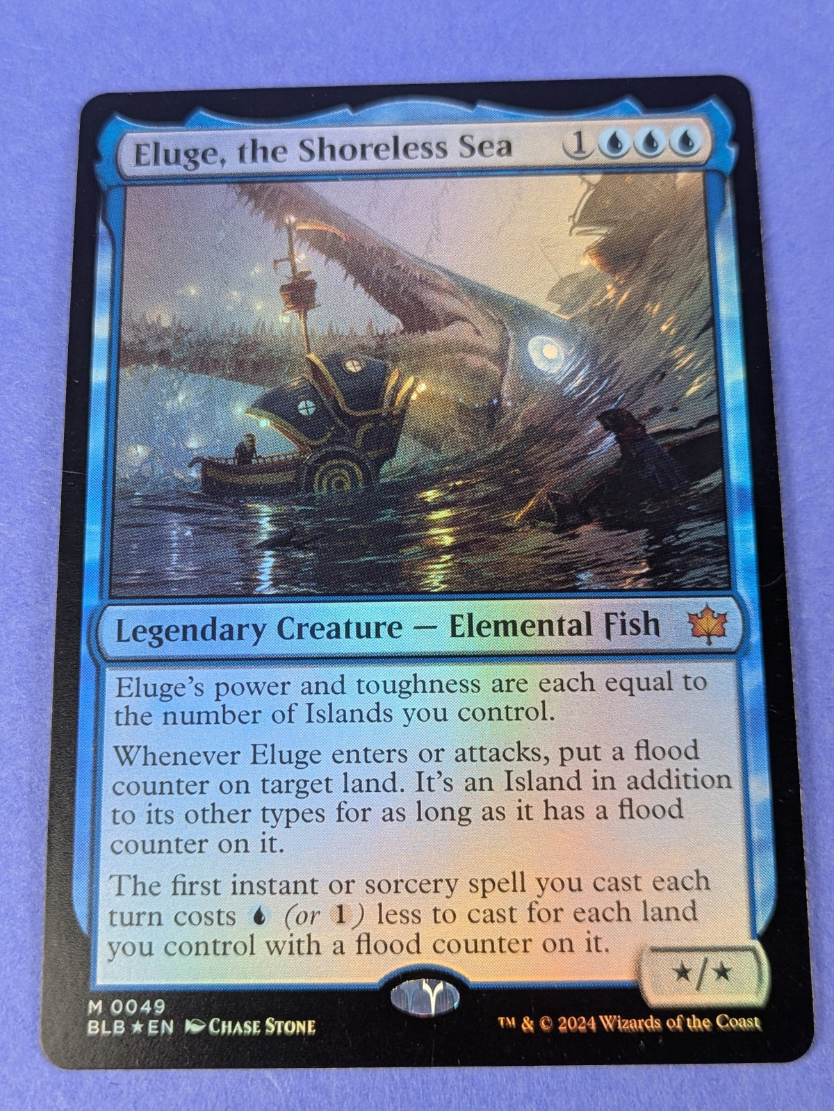 MTG Magic: Bloomburrow: Eluge, the Shoreless Sea Foil #0049 Mythic - NM
