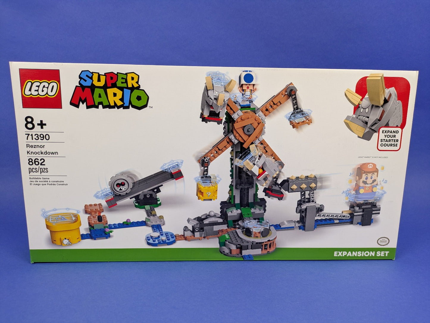 Lego Super Mario: Reznor Knockdown - Expansion Set 71390 - Complete Set