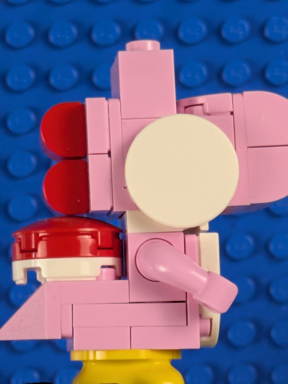 Lego  Super Mario: General: Pink Yoshi White Tile mar0143  Set 71428