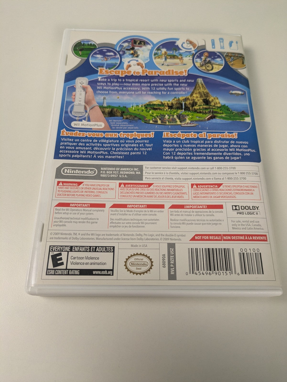 Wii Sports Resort (Nintendo Wii, 2009) CIB