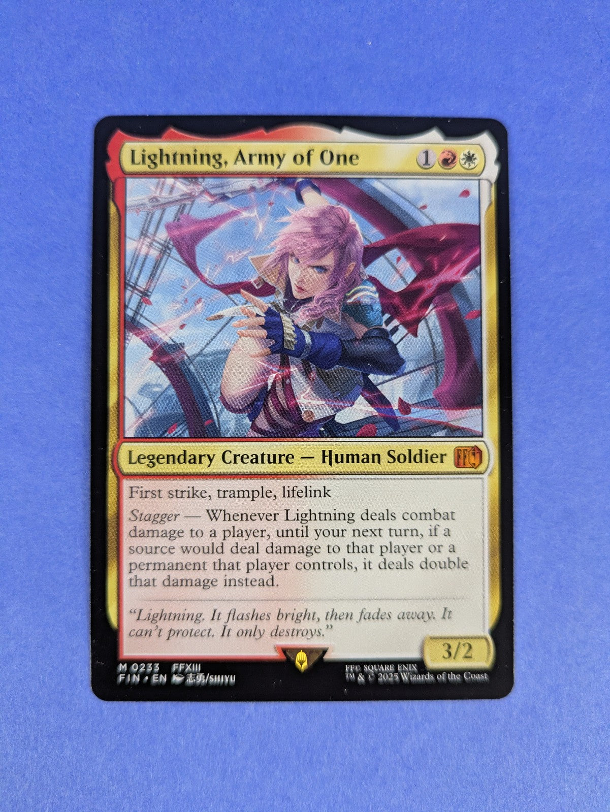 MTG Magic: FINAL FANTASY: Lightning, Army of One #0233 Mythic - NM