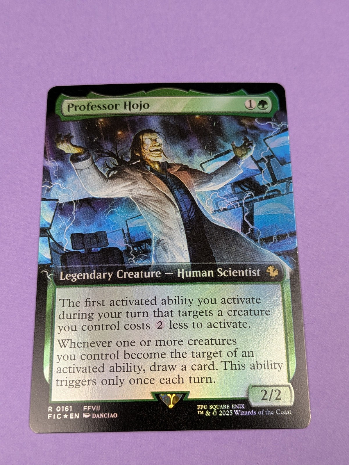 MTG Magic: FINAL FANTASY: Commander: Professor Hojo Foil #0161 Rare - NM