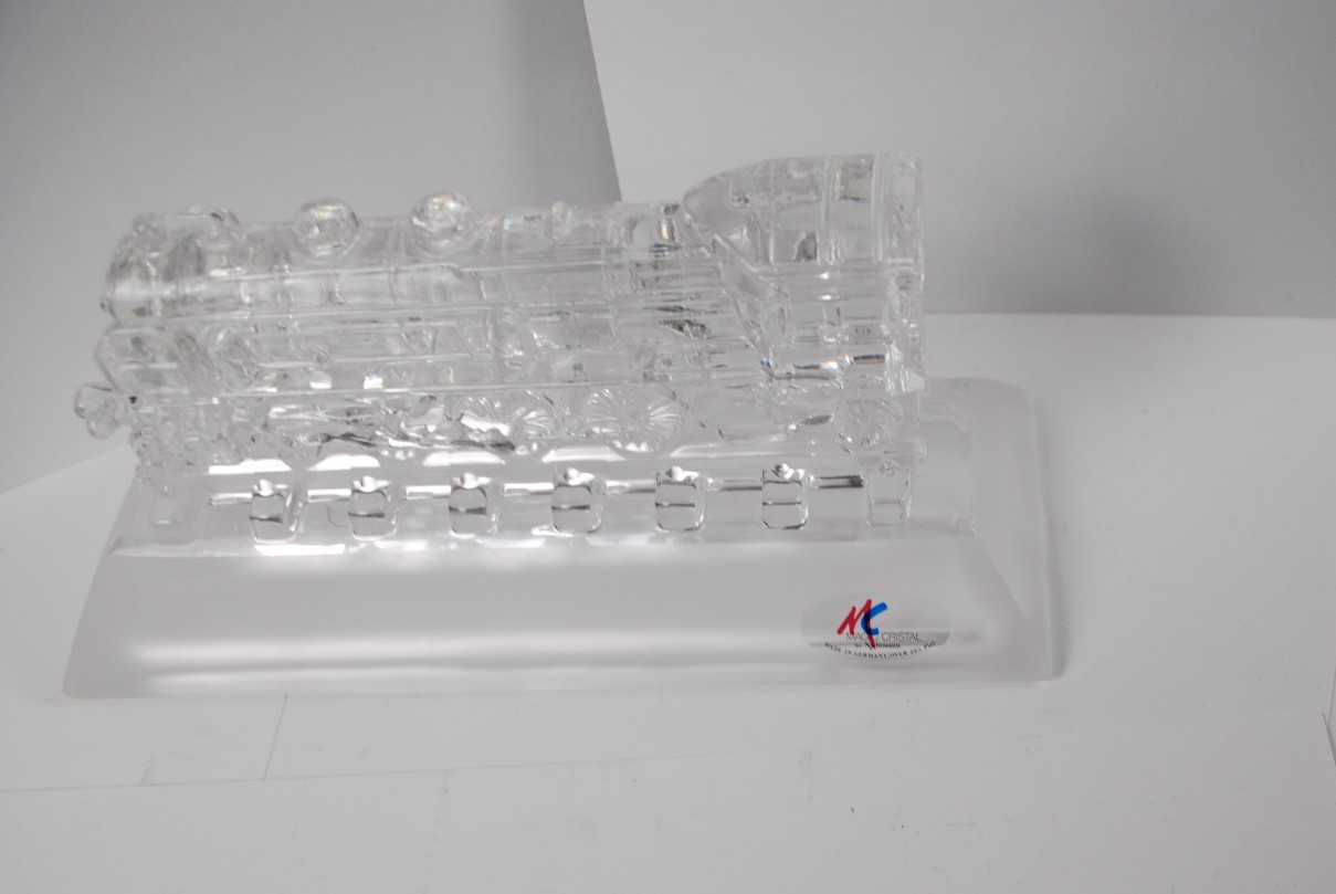 Hofbauer Magic Crystal Orient Express GVC-3632 Glass Train Paperweight
