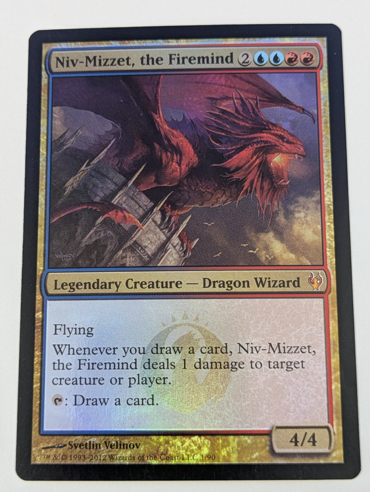 MTG: Duel Decks: Niv-Mizzet, the Firemind Mythic #1/90 Foil - LP