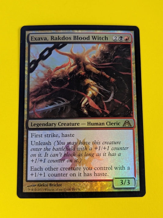 MTG Magic: Dragon's Maze: Exava, Rakdos Blood Witch Foil #69/159 Rare - NM