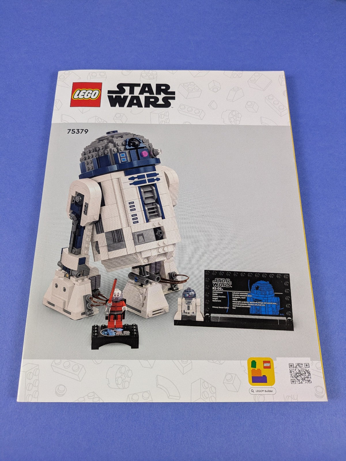 Lego Star Wars: Sculptures: R2-D2 Set 75379 Complete Set