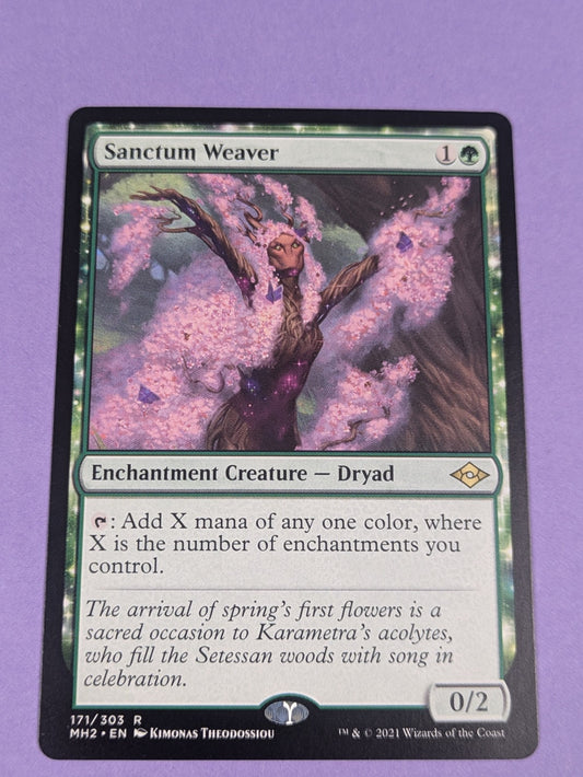 MTG Magic: Modern Horizons 2: Sanctum Weaver #171/303 Rare - NM