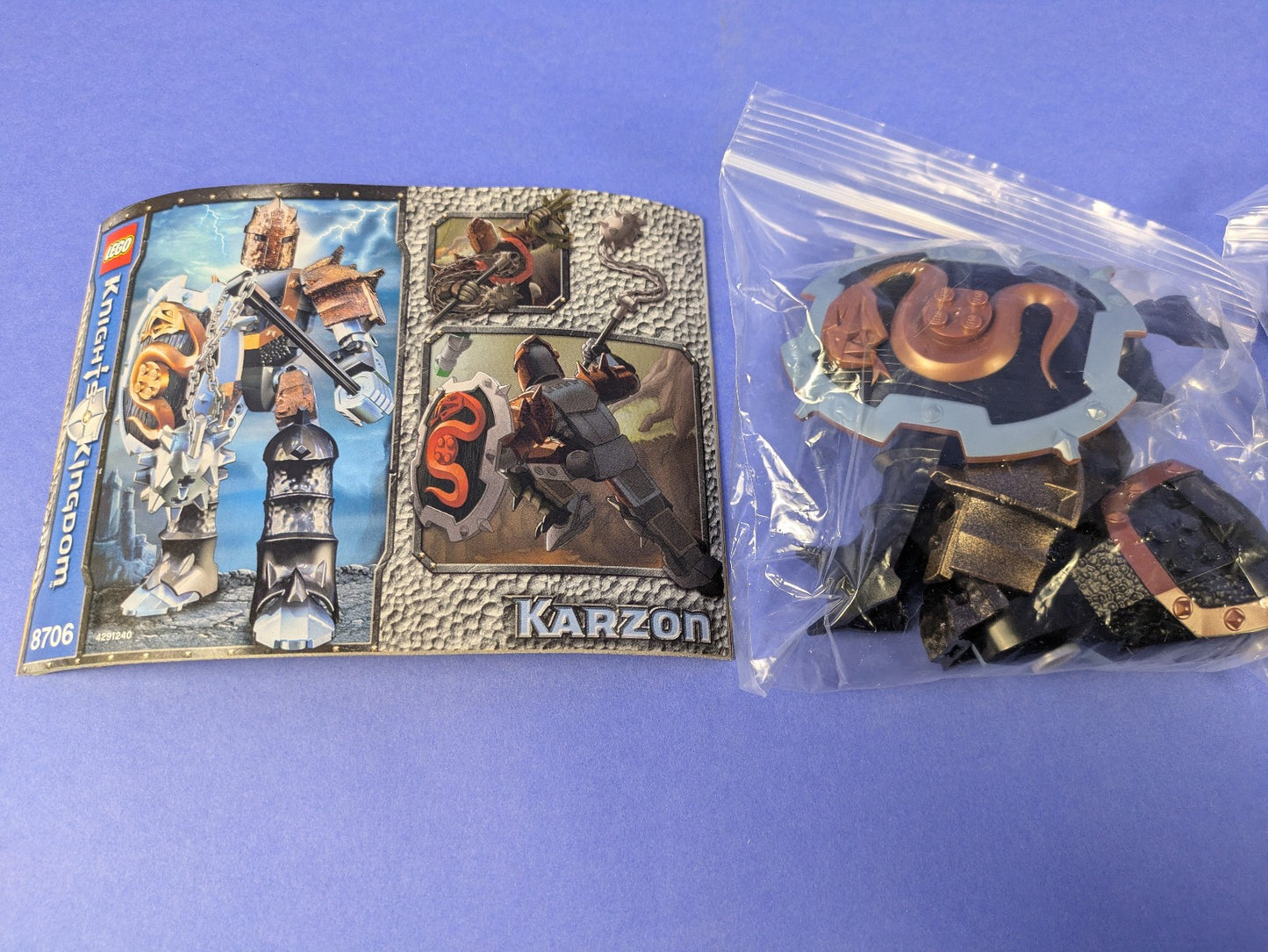 Lego Castle: Knights Kingdom II: Karzon Set 8706 Complete Set
