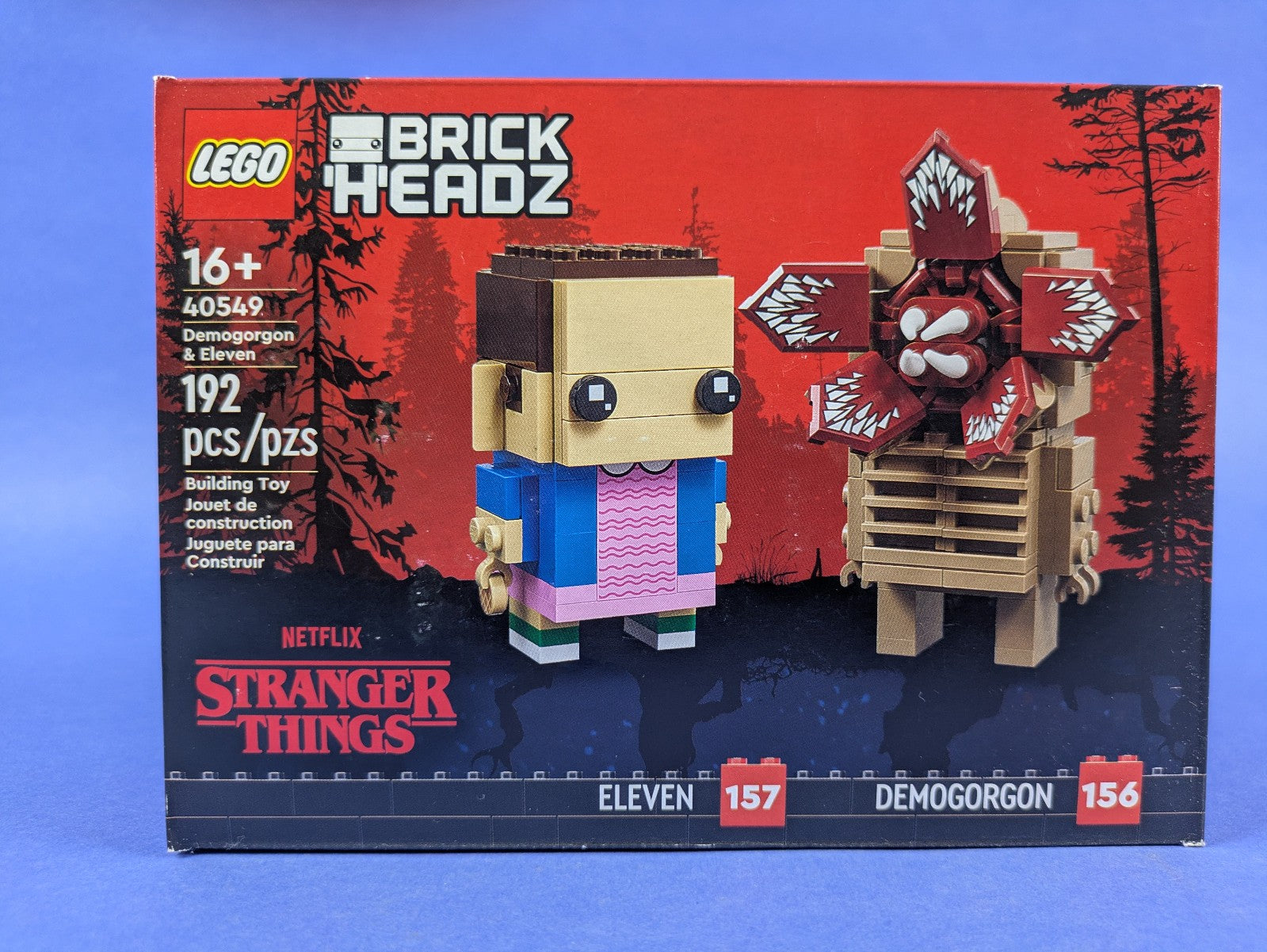 Lego BrickHeadz: Stranger Things: Demogorgon & Eleven Set 40549 BRAND NEW