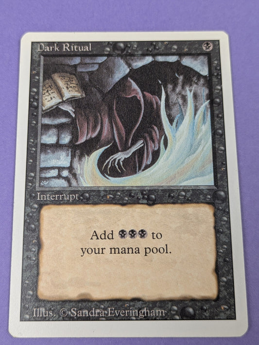 MTG Magic the Gathering: Revised Edition: Dark Ritual #99 Common - NM