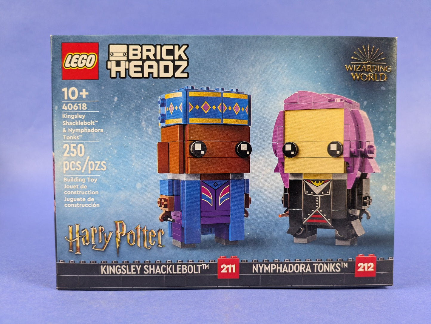 Lego BrickHeadz: Kingsley Shacklebolt & Nymphadora Tonks Set 40618 BRAND NEW