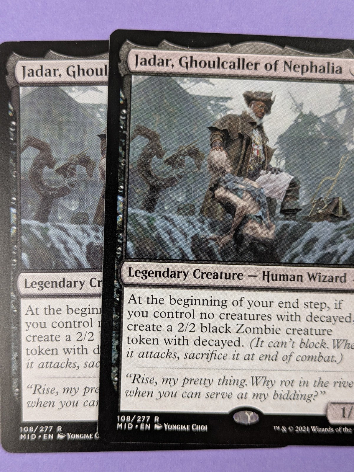 MTG Magic: Innistrad: Jadar, Ghoulcaller of Nephalia #108/277 Rare - NM