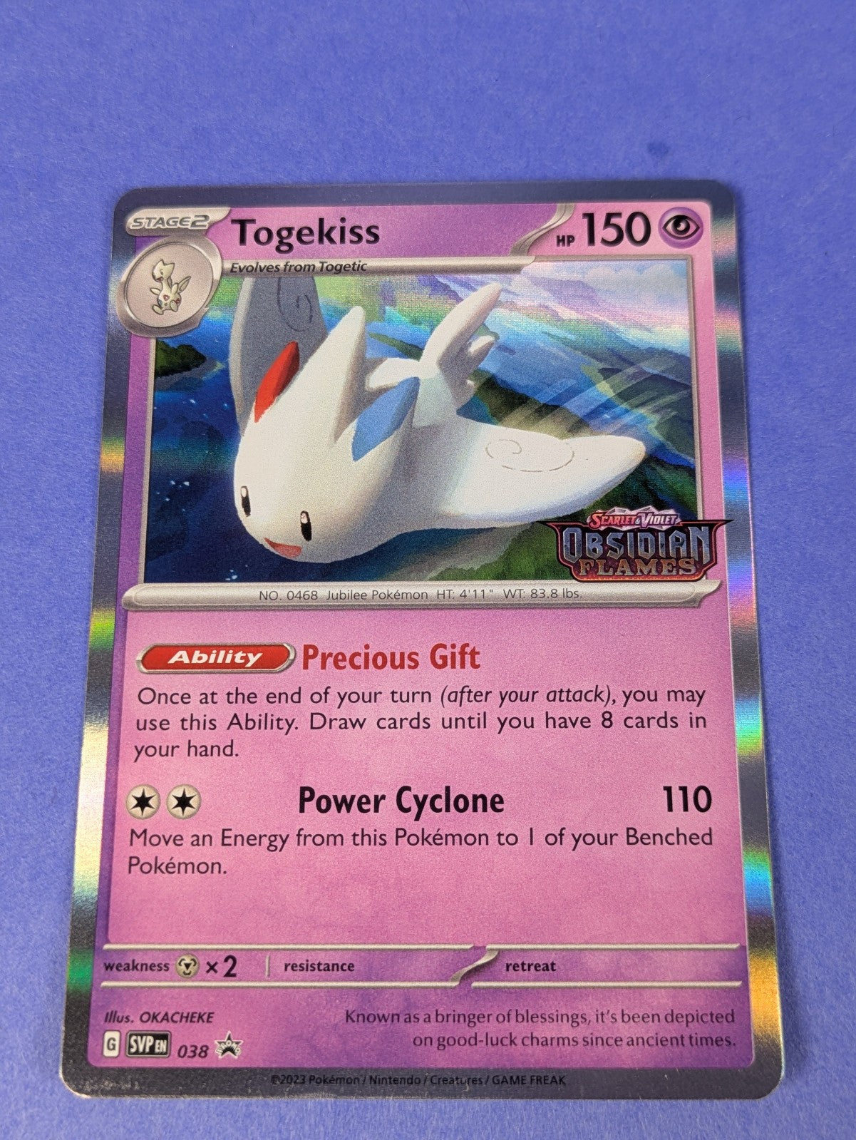 Togekiss - 038 - Promo Holo Scarlet & Violet Promos - Pokemon Card - NM