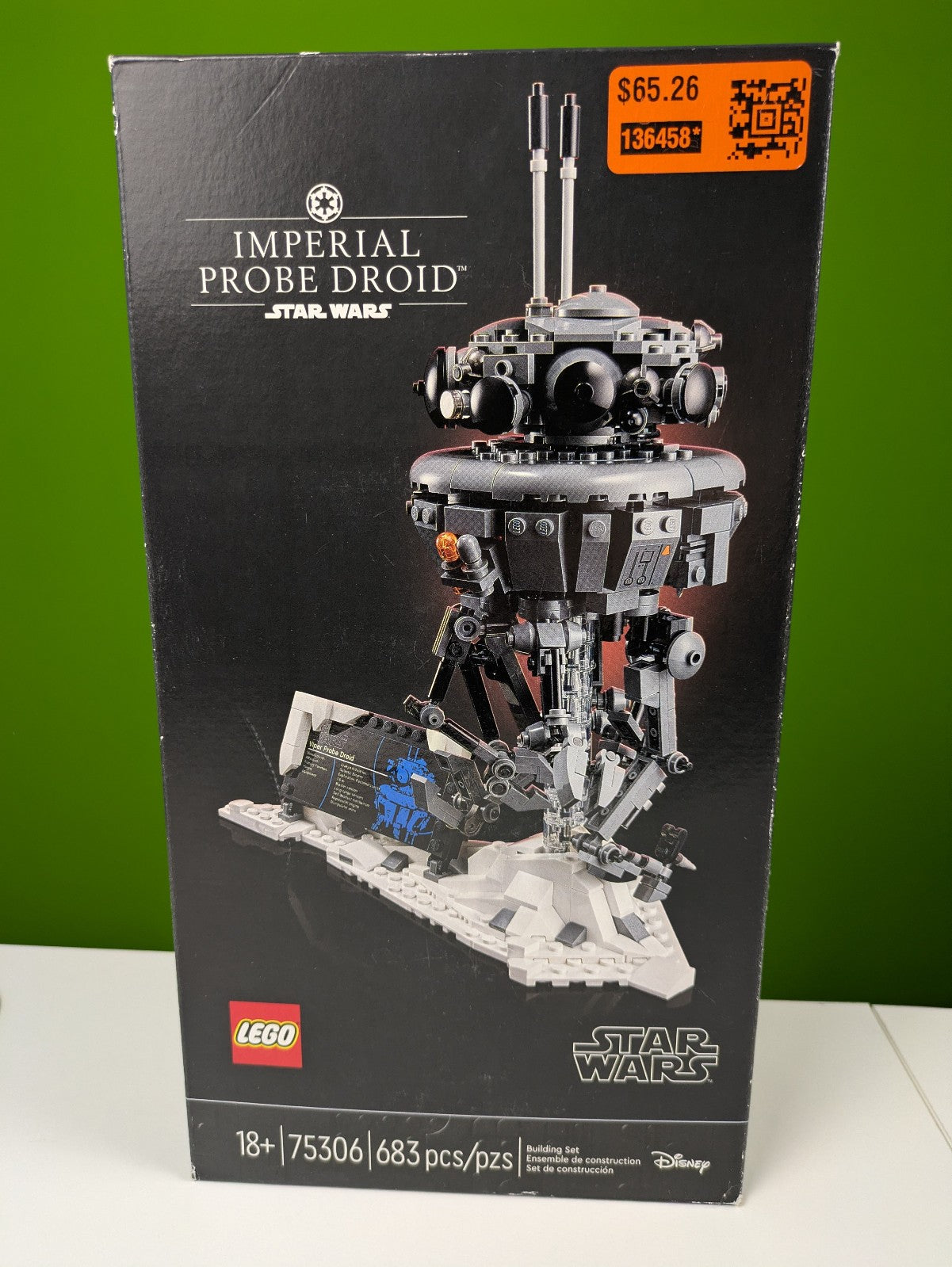 Lego Star Wars: Sculptures: Imperial Probe Droid Set 75306 BRAND NEW