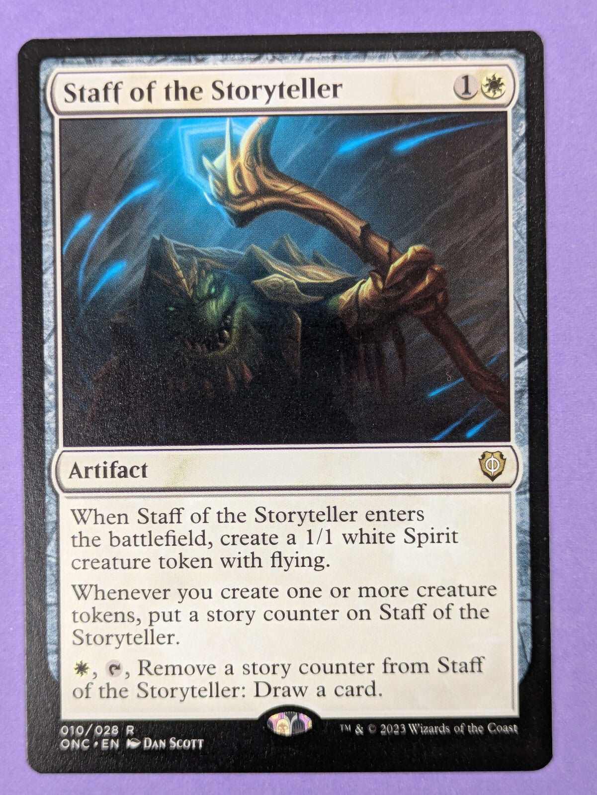 MTG Magic: Phyrexia: Staff of the Storyteller #010/028 Rare - NM